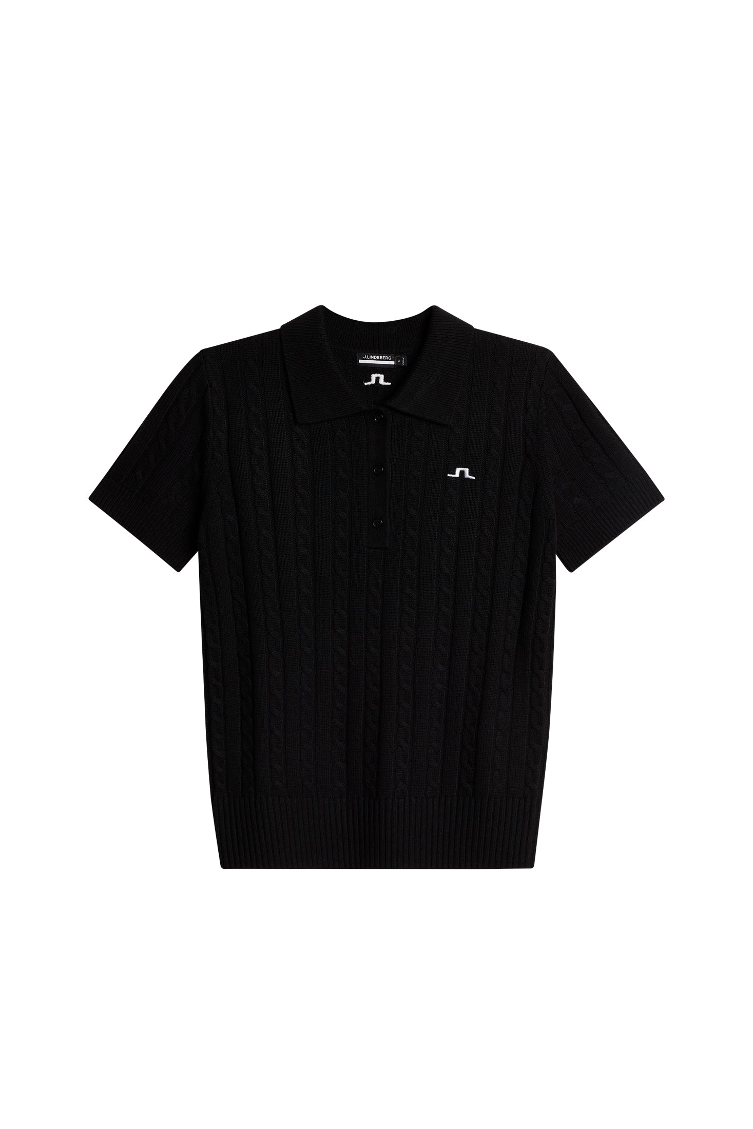 Kinsley Cable Knit Wool Shirt / Black – J.Lindeberg