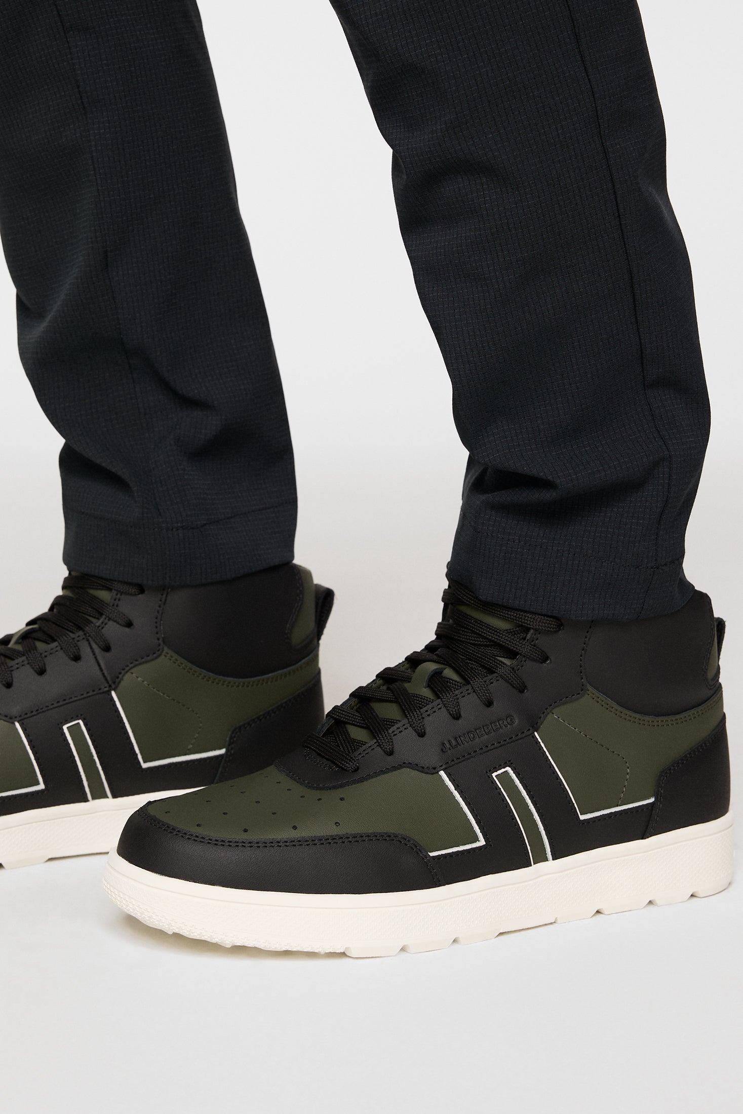 Ace High-Top Golf Sneaker / Forest Green | J.Lindeberg Official