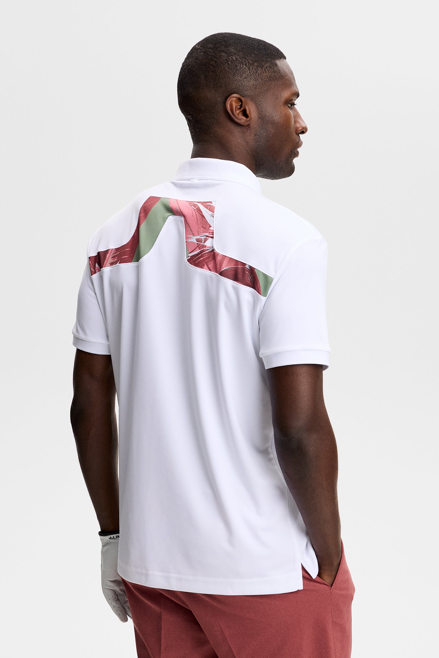 KV Print Polo / Paradise Hedge Green M | J.Lindeberg Official