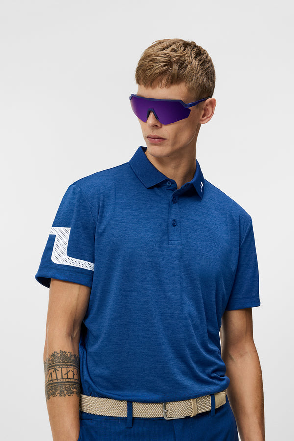 Heath Regular Fit Polo / Estate Blue Melange