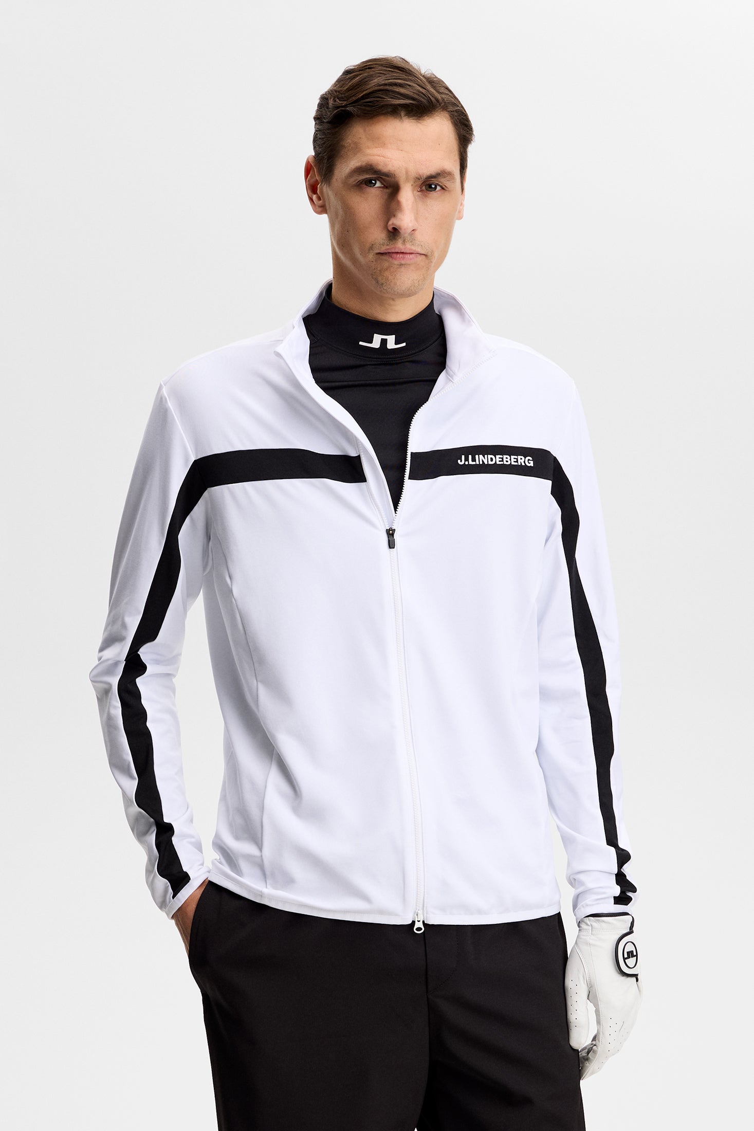 Jarvis Mid Layer / White – J.Lindeberg