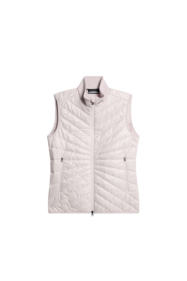 Madde Quilt Hybrid Vest / Grey Lilac