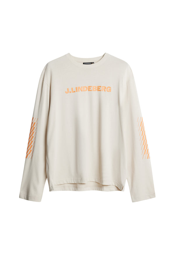 Walsh LS Print T-shirt / Moonbeam