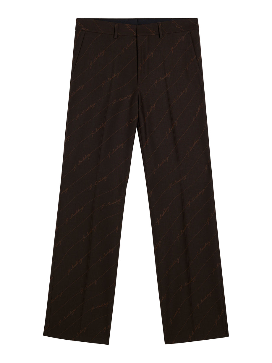 Gomor Brown Stripe Pants / Delicioso