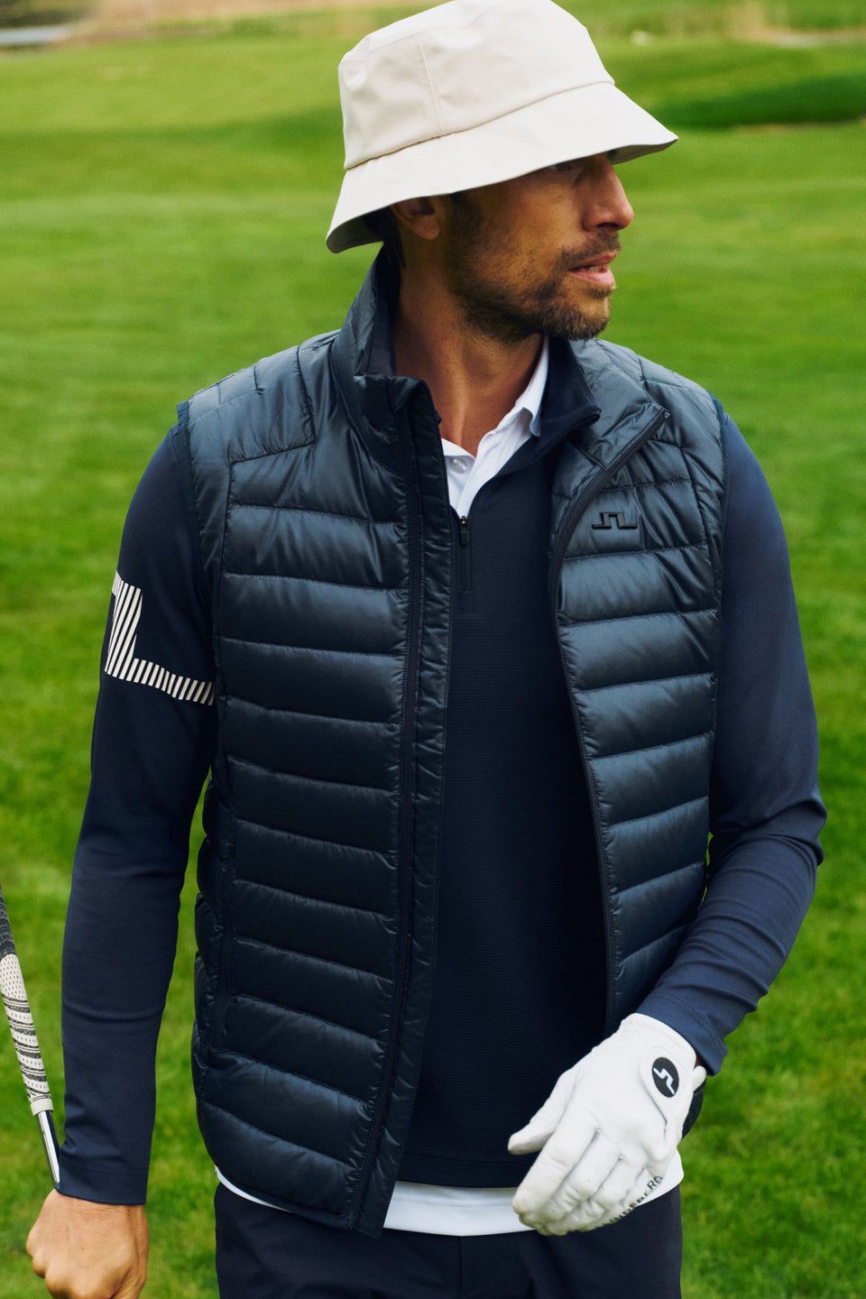 Heyden Quilt Hybrid Vest / JL Navy