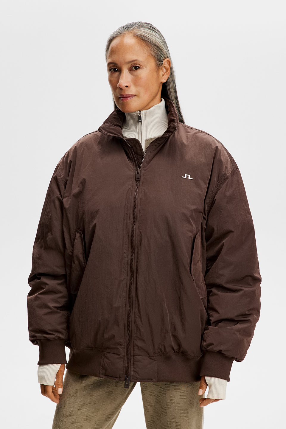 Eden Padded Jacket / Seal Brown