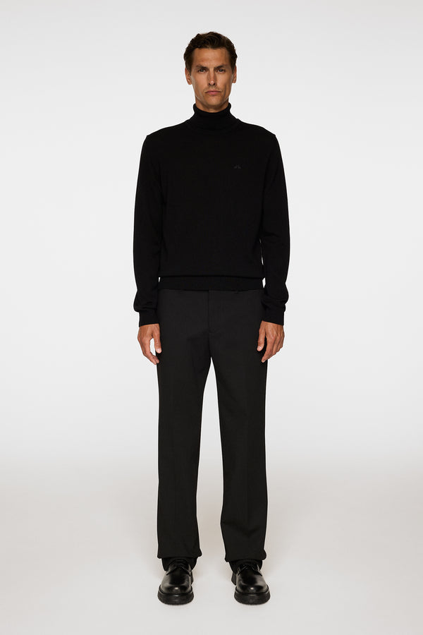 Kaden Merino Turtle Neck / Black