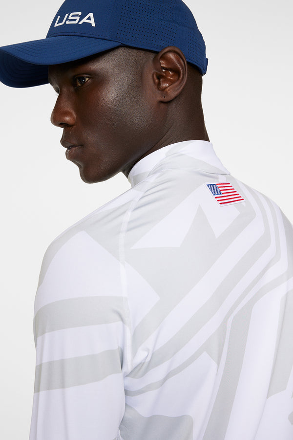 Rene print Baselayer / US Golf White