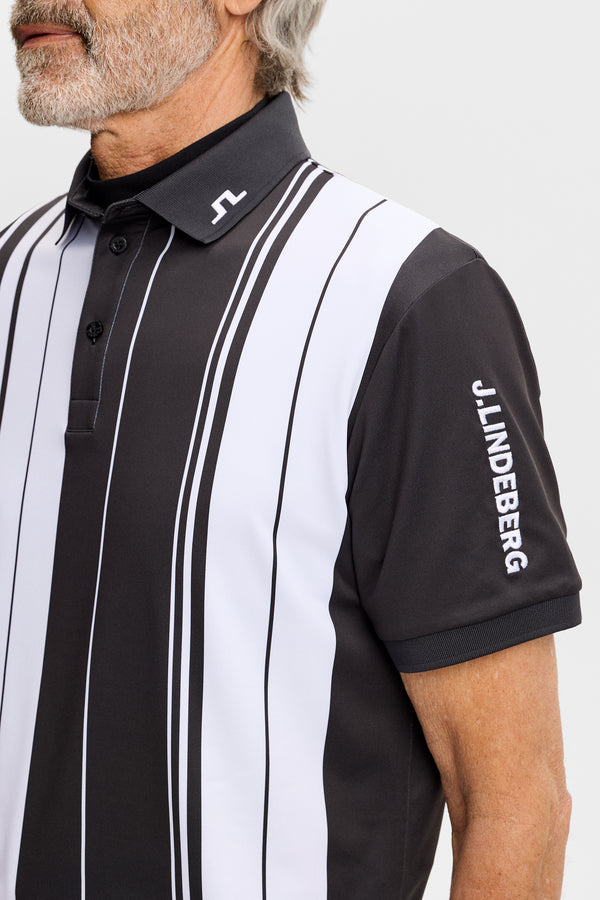 30Y Tour Tech Striped Polo / Stripe Placement Graphic
