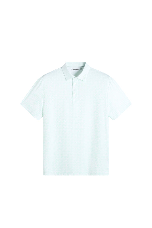 Bala Print Polo / Bias Bridge Bay White S
