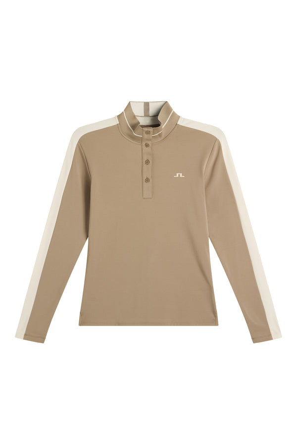 Hertta Long Sleeve Polo / Brindle