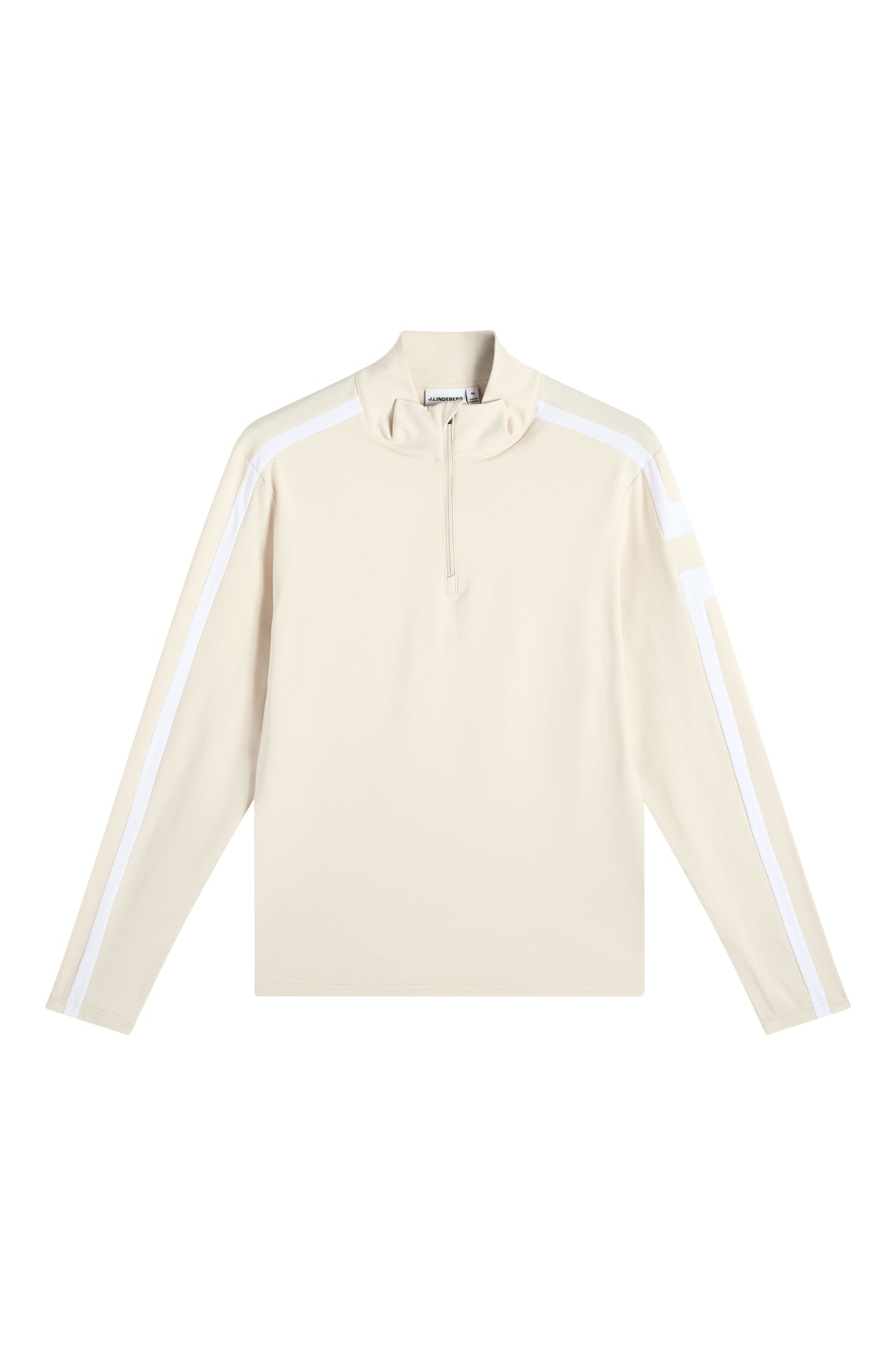Keaton Quarter Zip Mid Layer / Moonbeam | J.Lindeberg Official