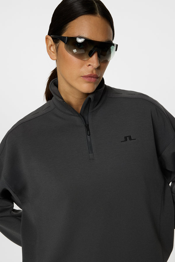 Airy Zip Sweatshirt / Asphalt
