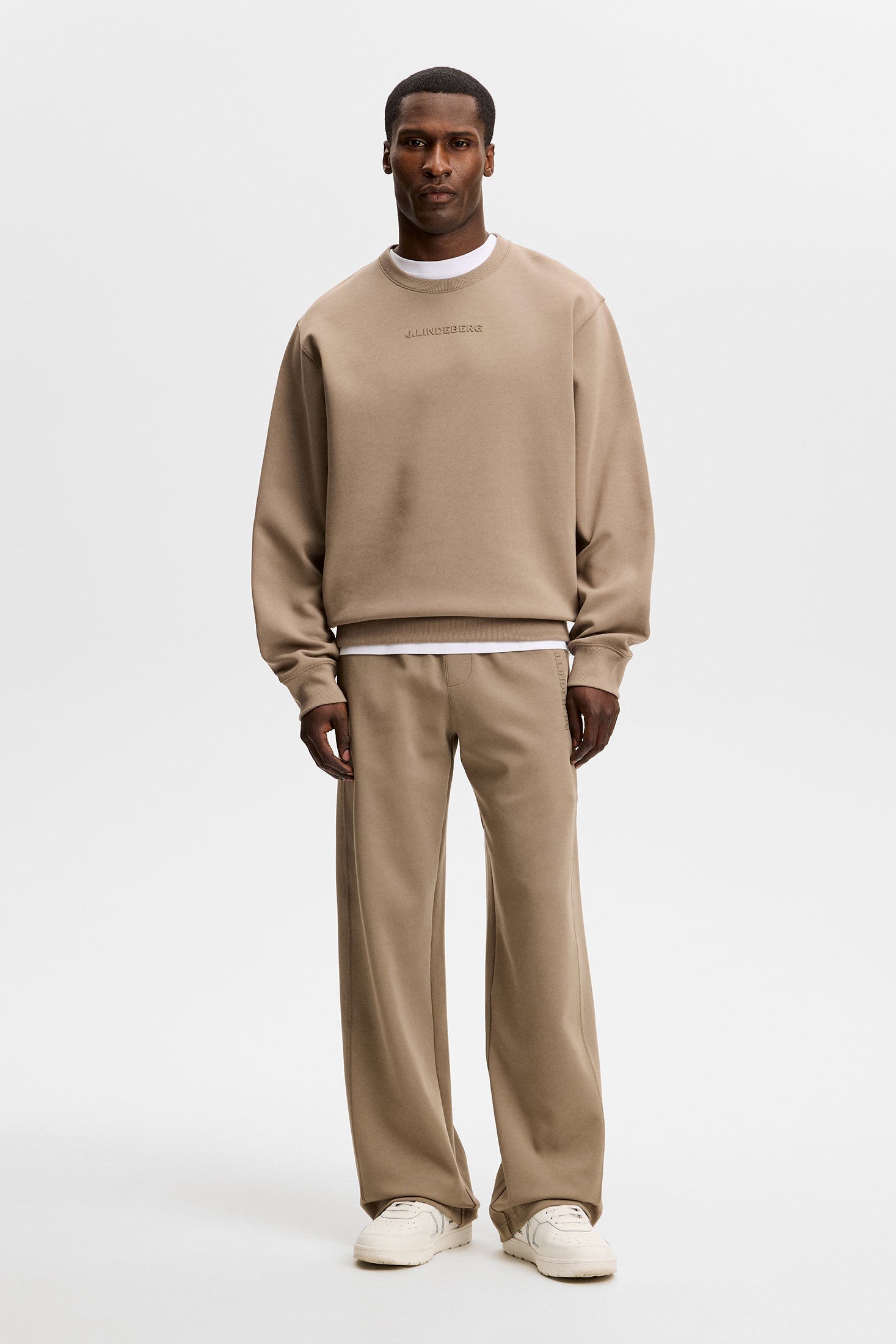 Club Crew Neck / Brindle | J.Lindeberg Official