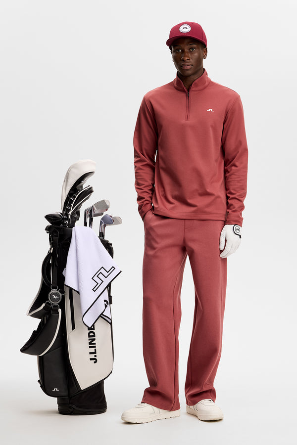 Clide Quarter Zip Mid Layer / Apple Butter