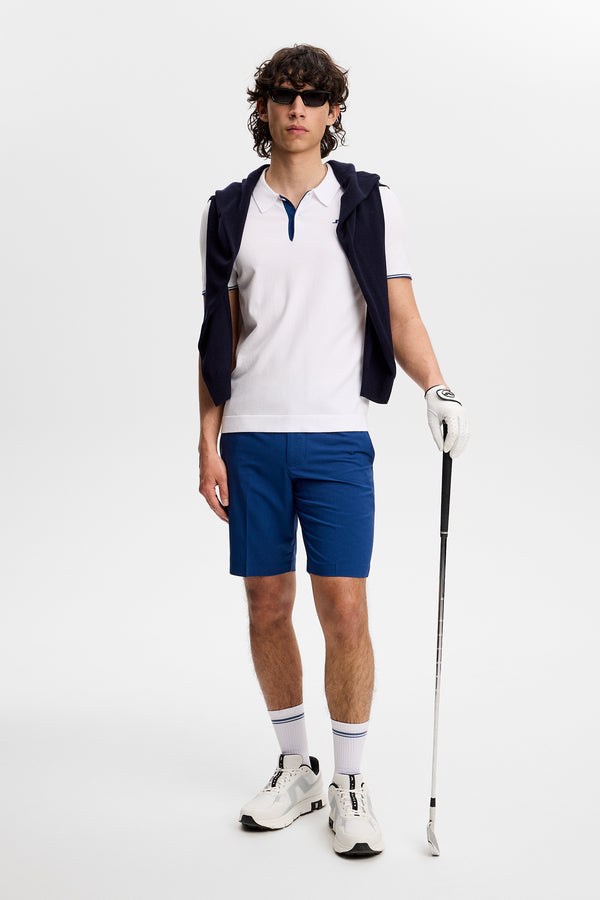 Matheo Knit Golf Polo / White
