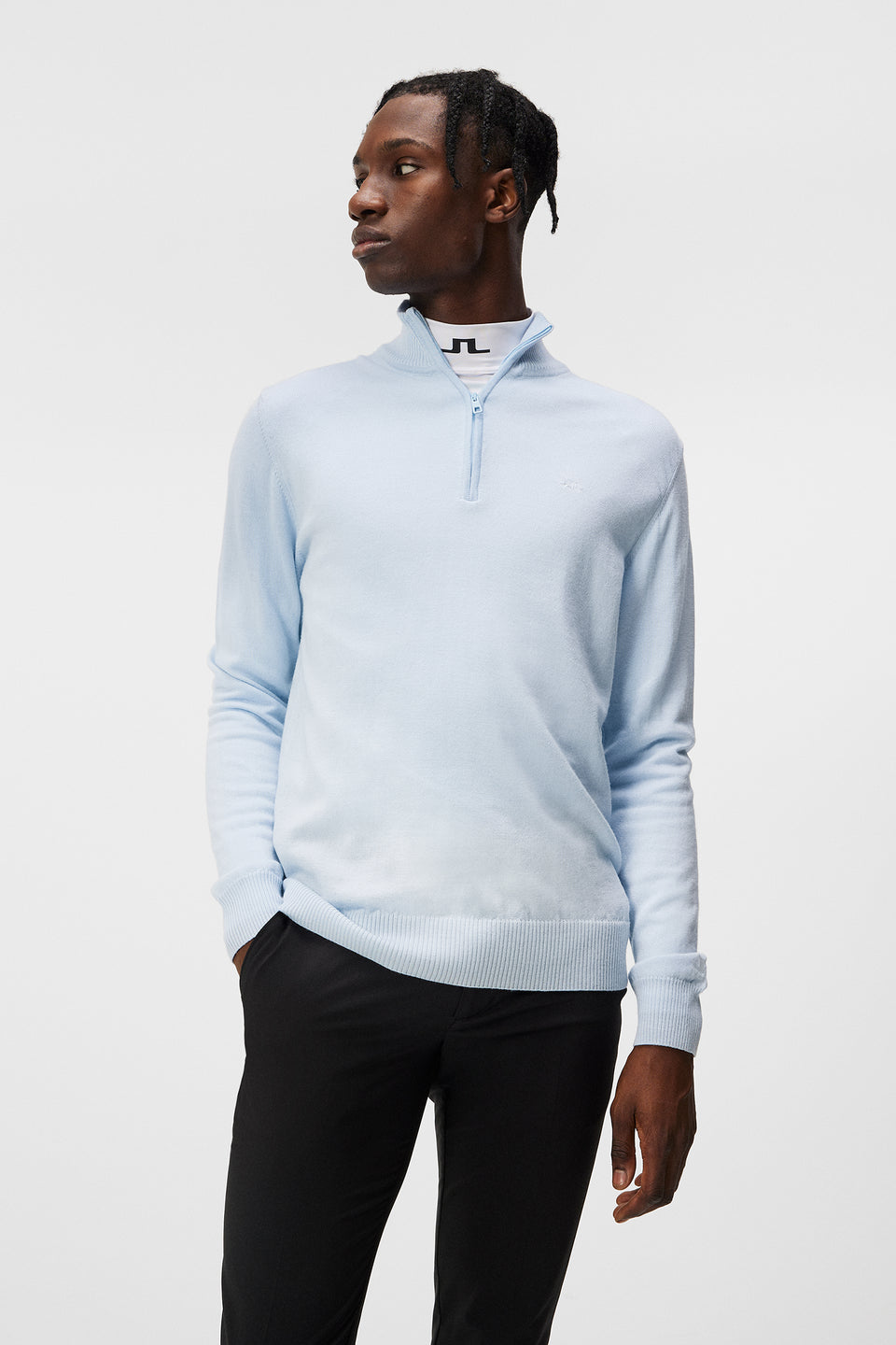 Kian Zipped Sweater / Skyway
