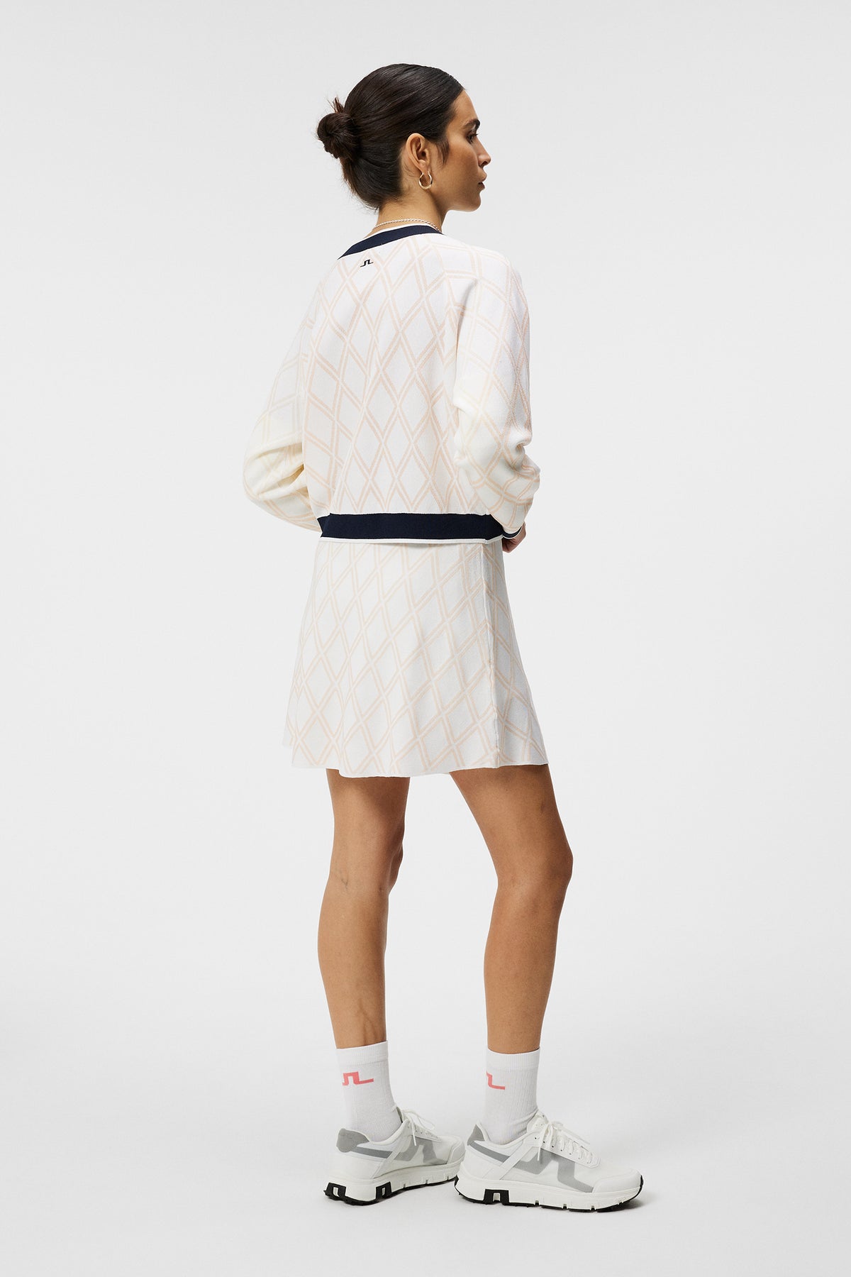 Aper Knitted Skirt / White
