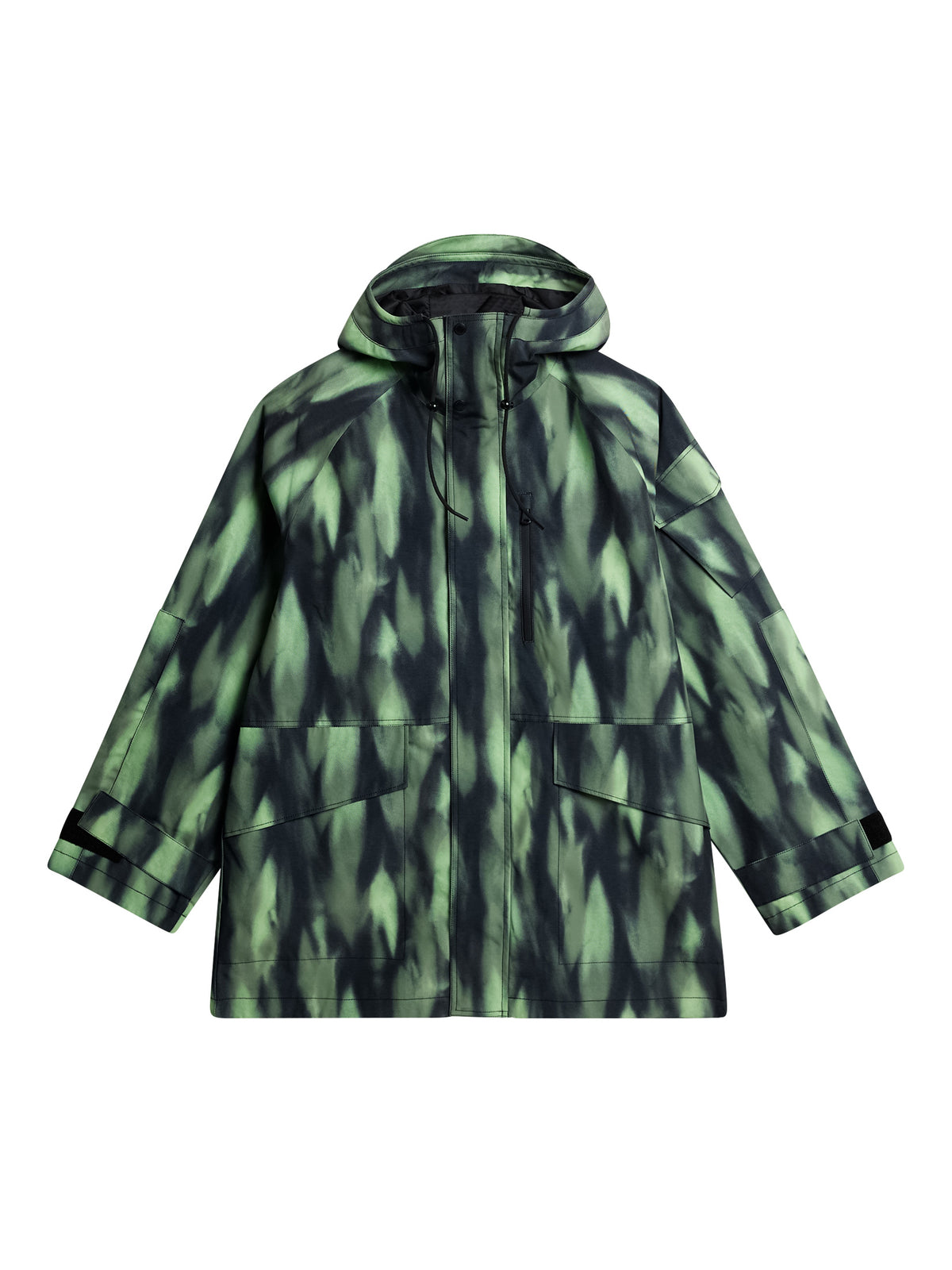 Cadian Printed Jacket / Oil Green