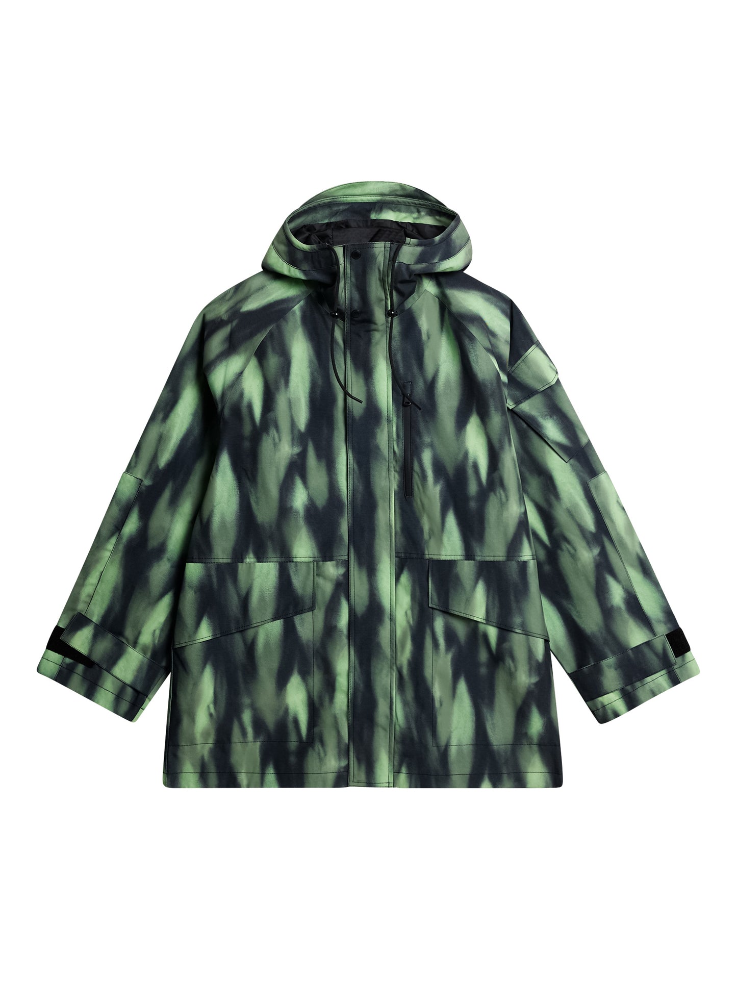 Cadian Printed Jacket / Oil Green