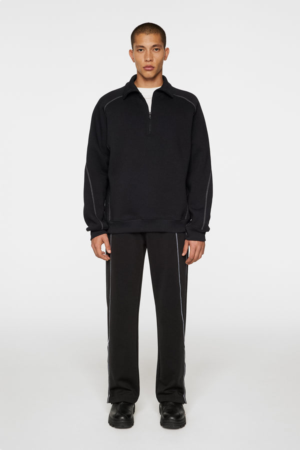 Canter Quarter Zip Sweat / Black