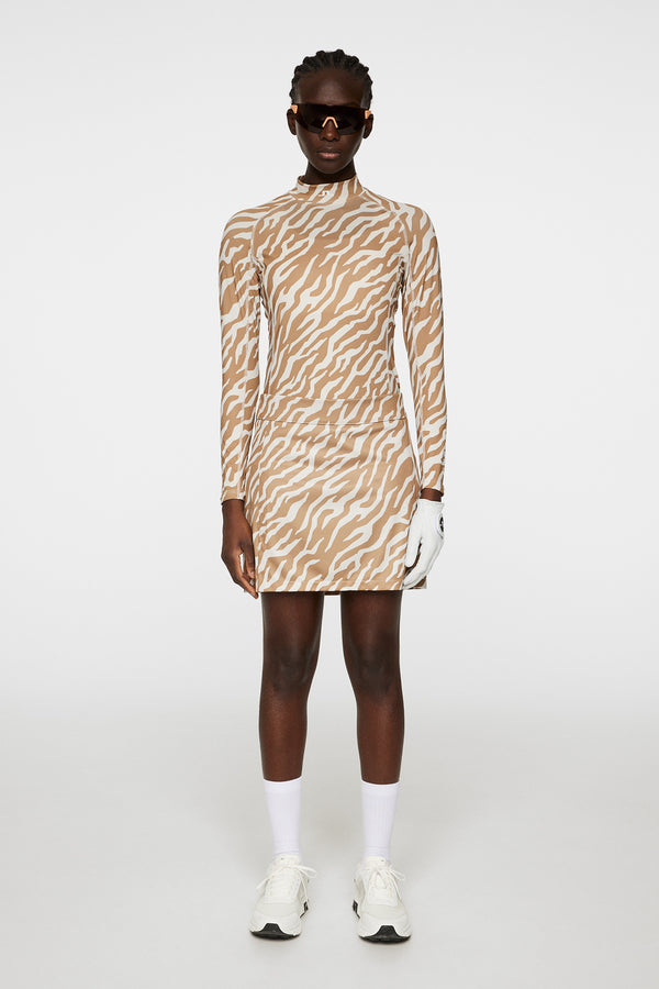 Amelie Mid Print Skirt / Tour Tiger Tigers Eye M