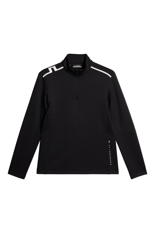 Vinnie Quarter Zip Mid Layer / Black