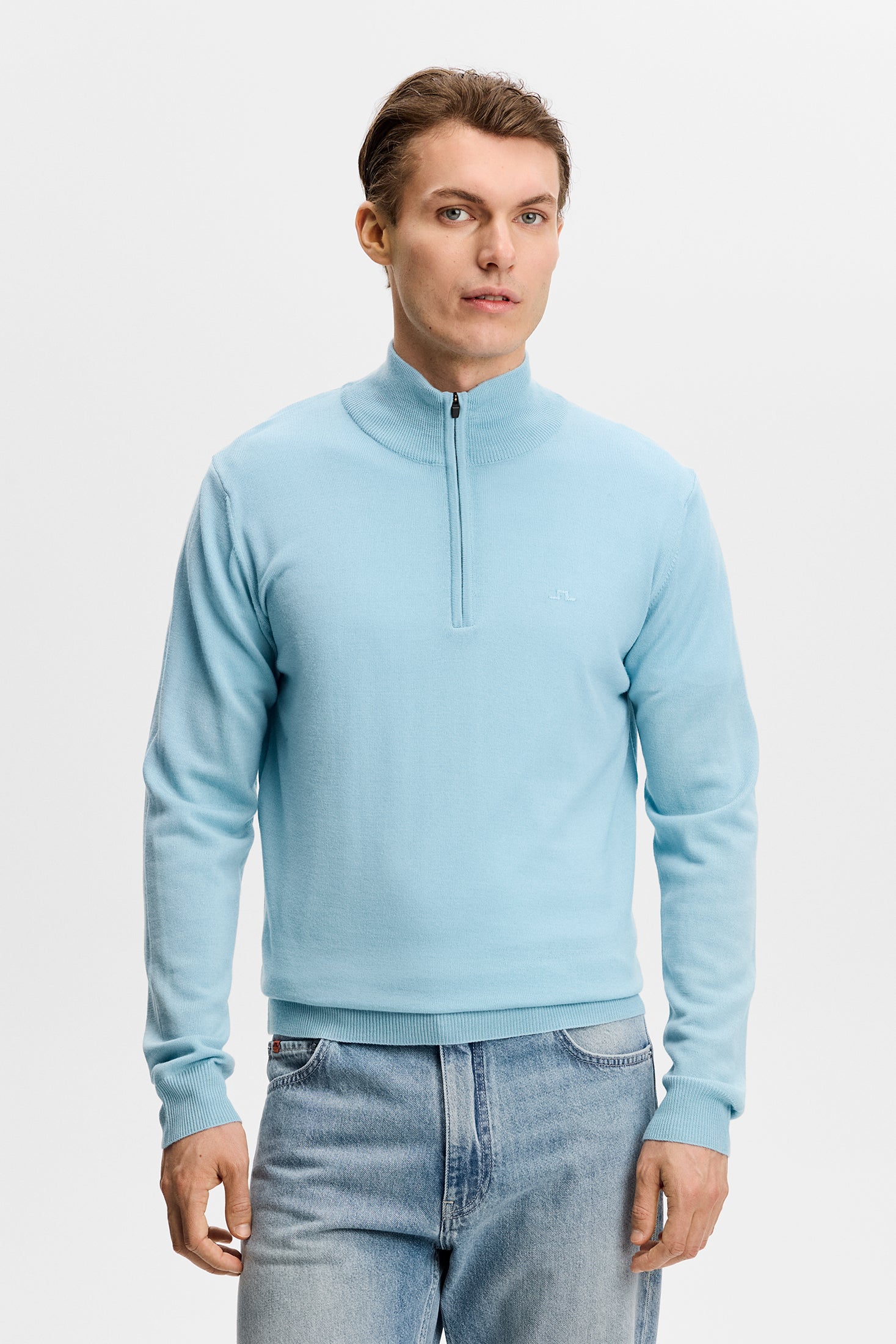 Kiyan Quarter Zip Sweater | Knitwear | J.LINDEBERG®