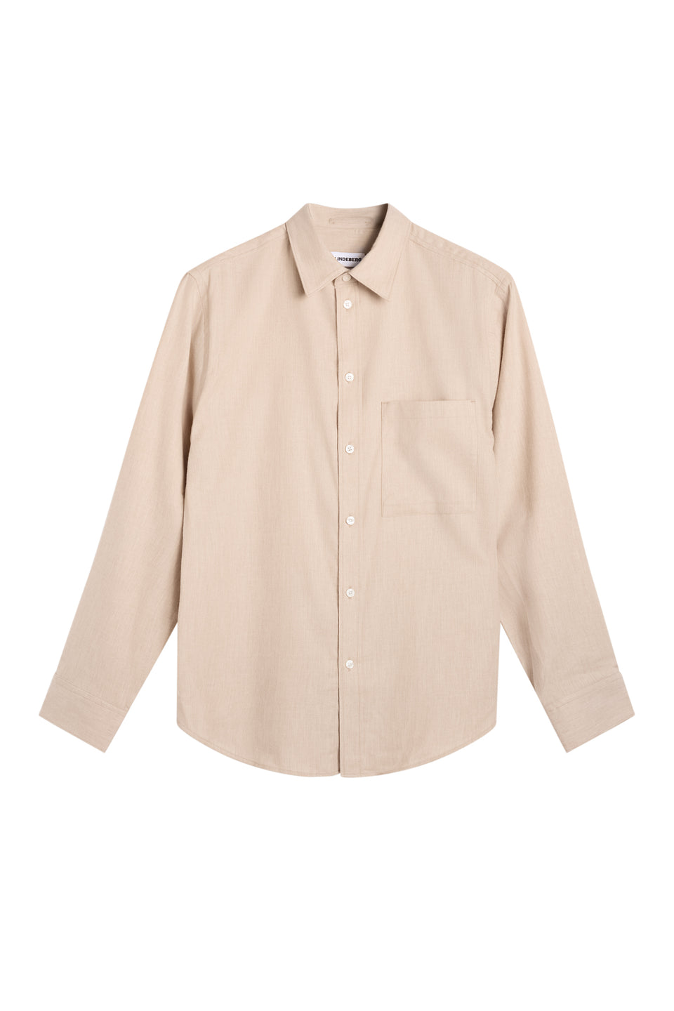 Zachary Flannel Melange Shirt / Moonbeam Melange