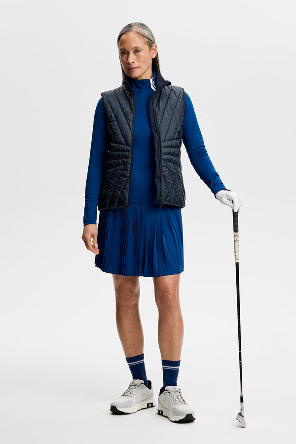 Nadu Qaurter Zip Mid Layer / Estate Blue