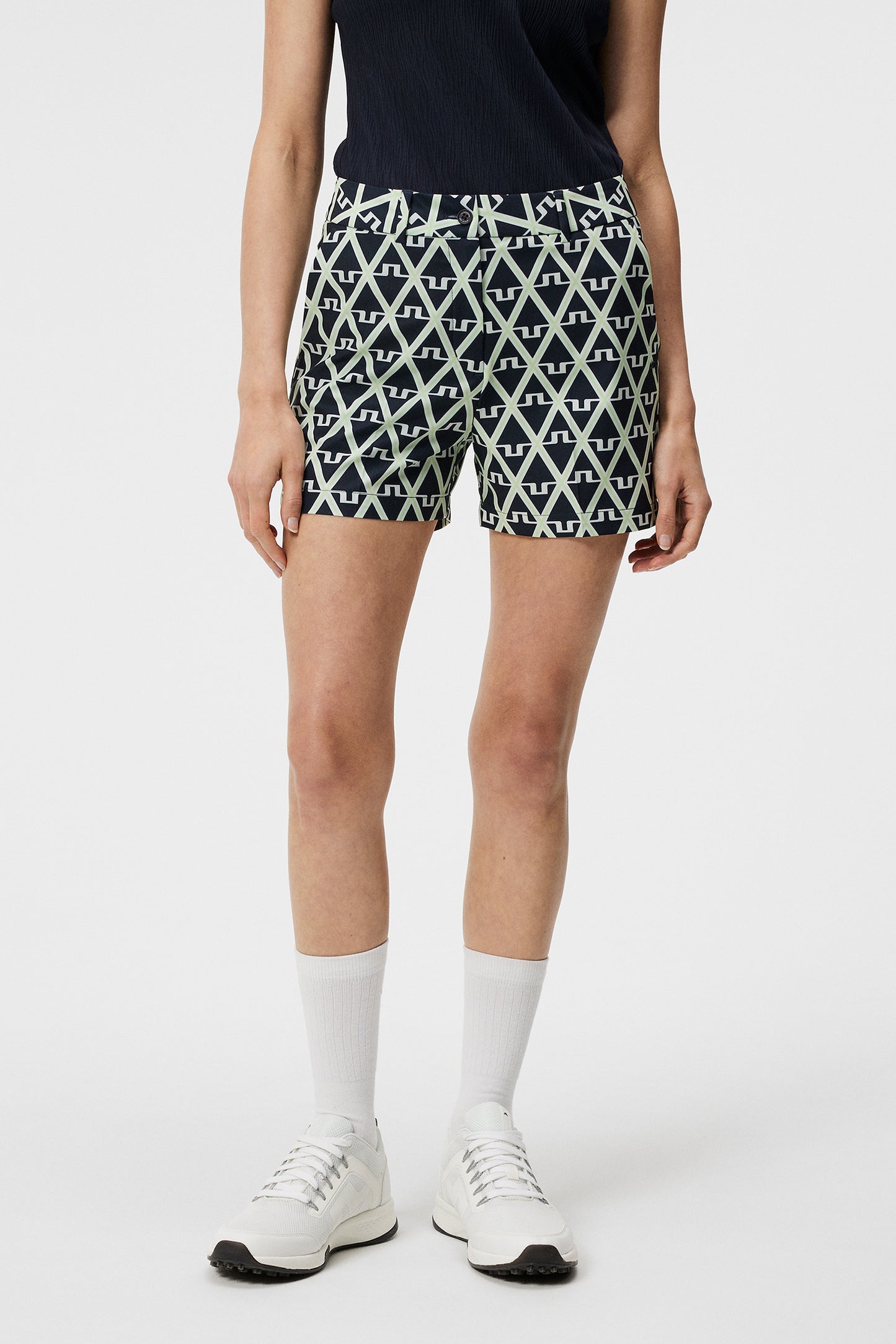 Gwen Printed Shorts / Geo JL Navy