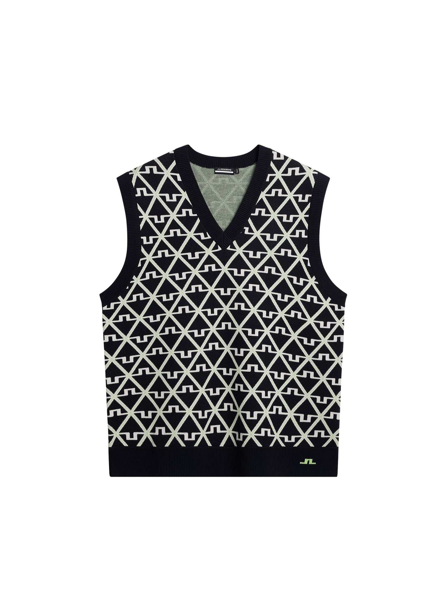Elian Knitted Vest / Geo JL Navy