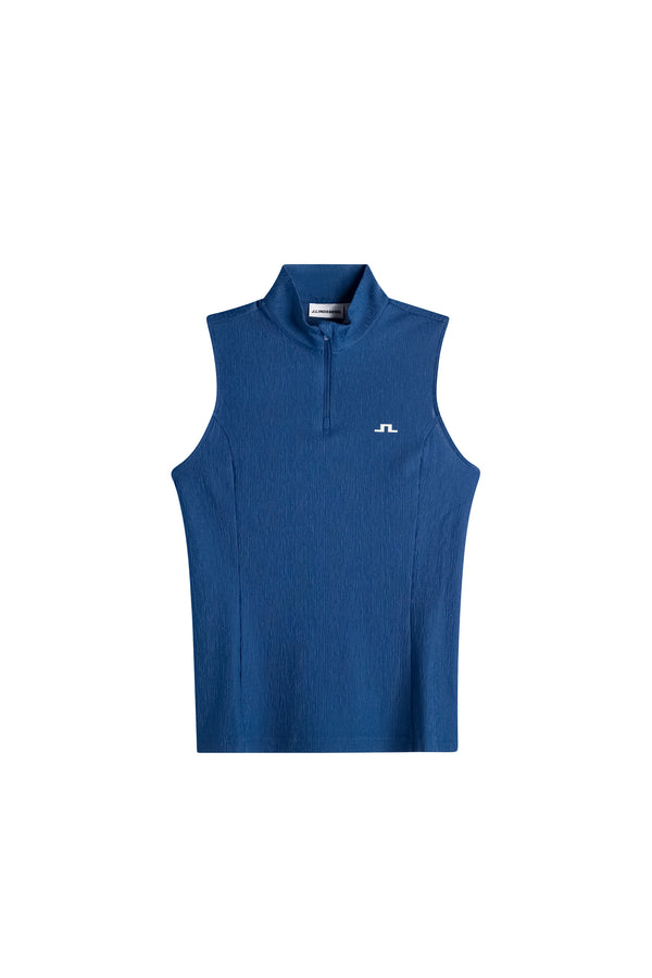 Tia Sleeveless Top / Estate Blue