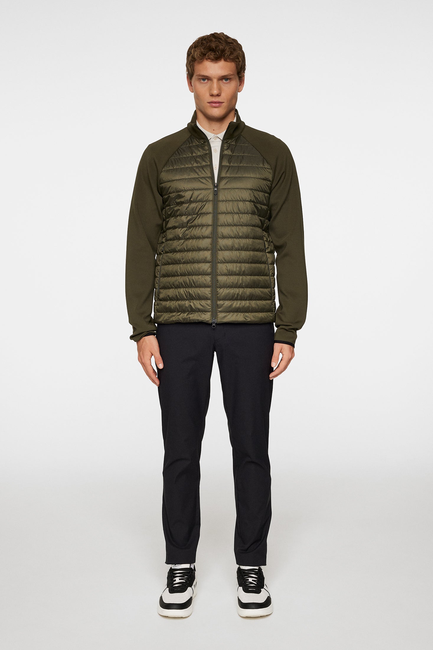 Hayden Quilt Hybrid Jacket / Forest Green – J.Lindeberg EU