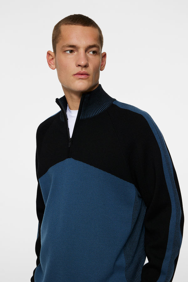 Tim Tech Knit Quarter Zip / Key Largo