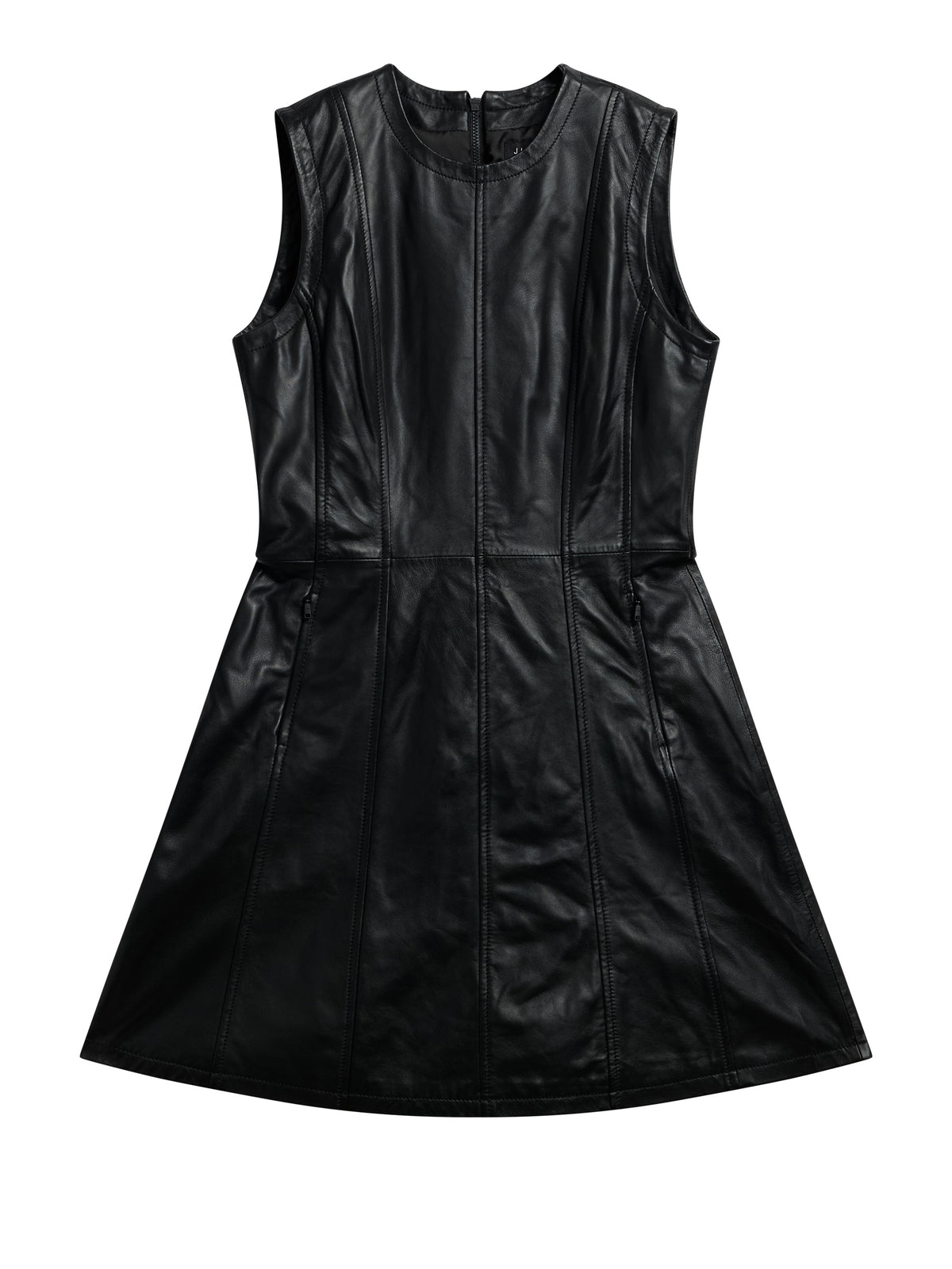 Ruby Leather Dress / Black