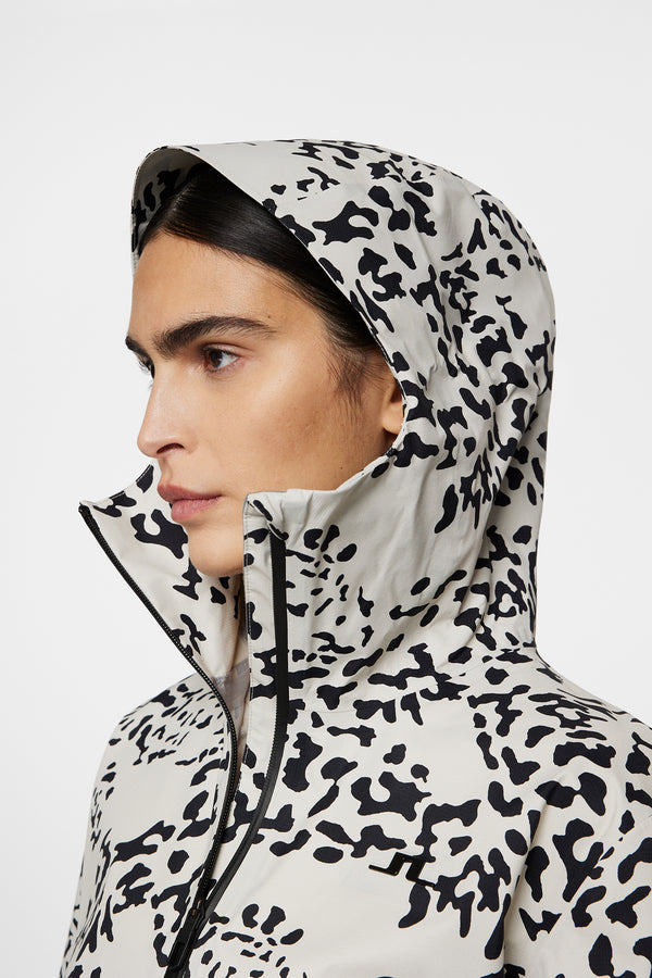 Martha Shell Jacket Printed / Snake Rock Moonbeam M