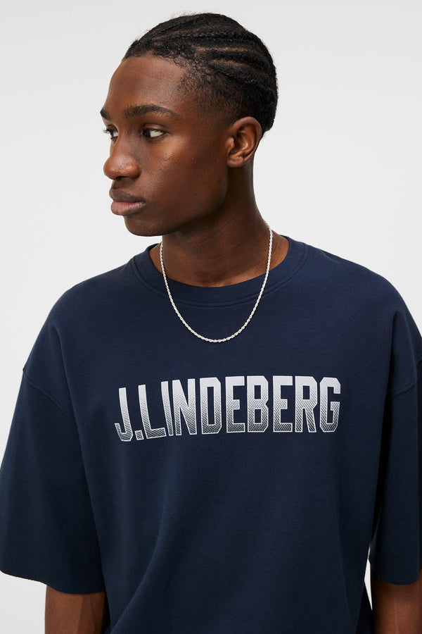 Frank Short Sleeve Crew / JL Navy