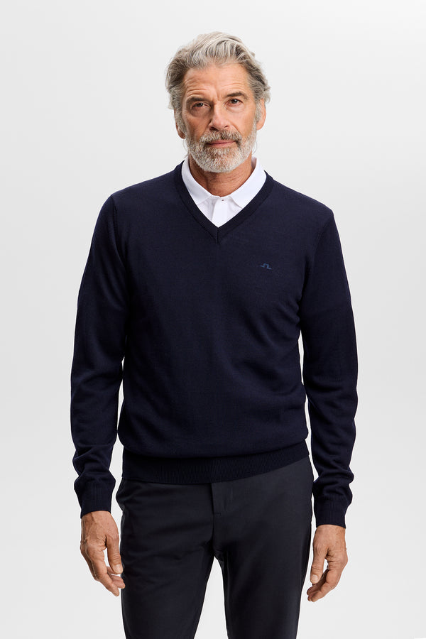 Lymann Knitted Sweater / JL Navy
