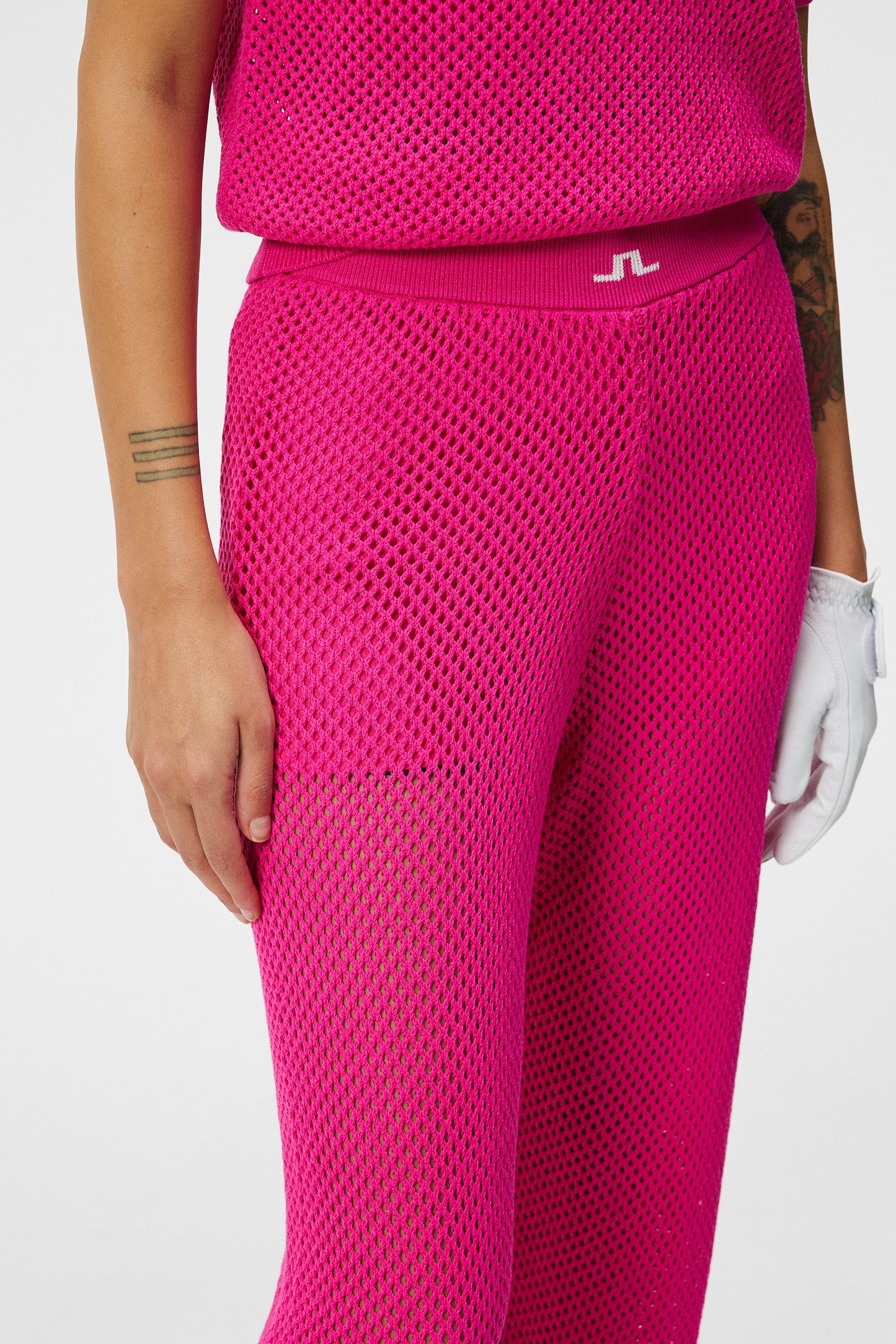 Korine Knitted Pant / Fuchsia Purple