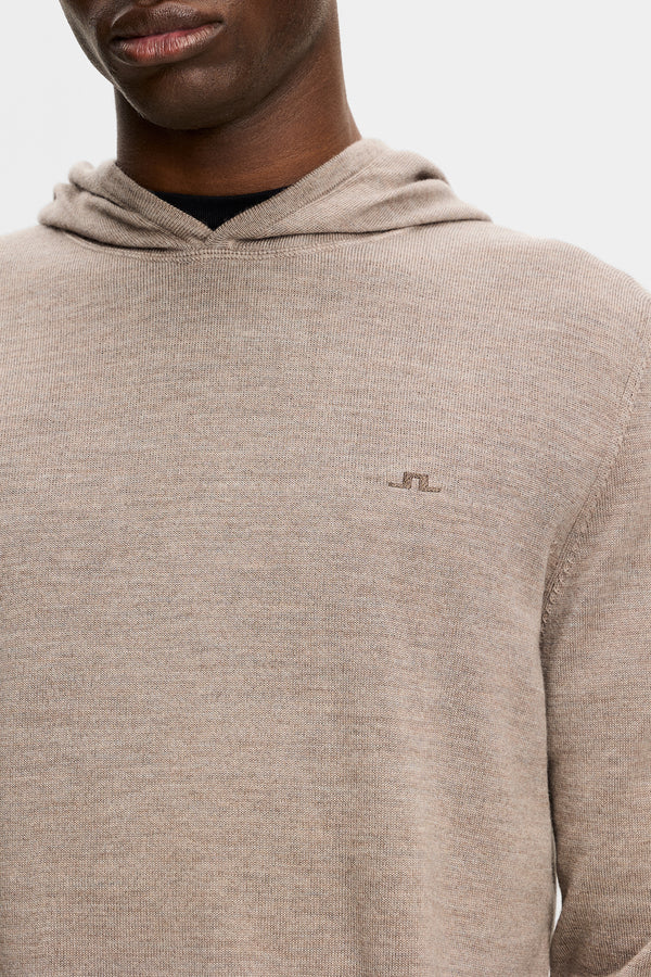Karl Merino Hoodie / Brindle Melange