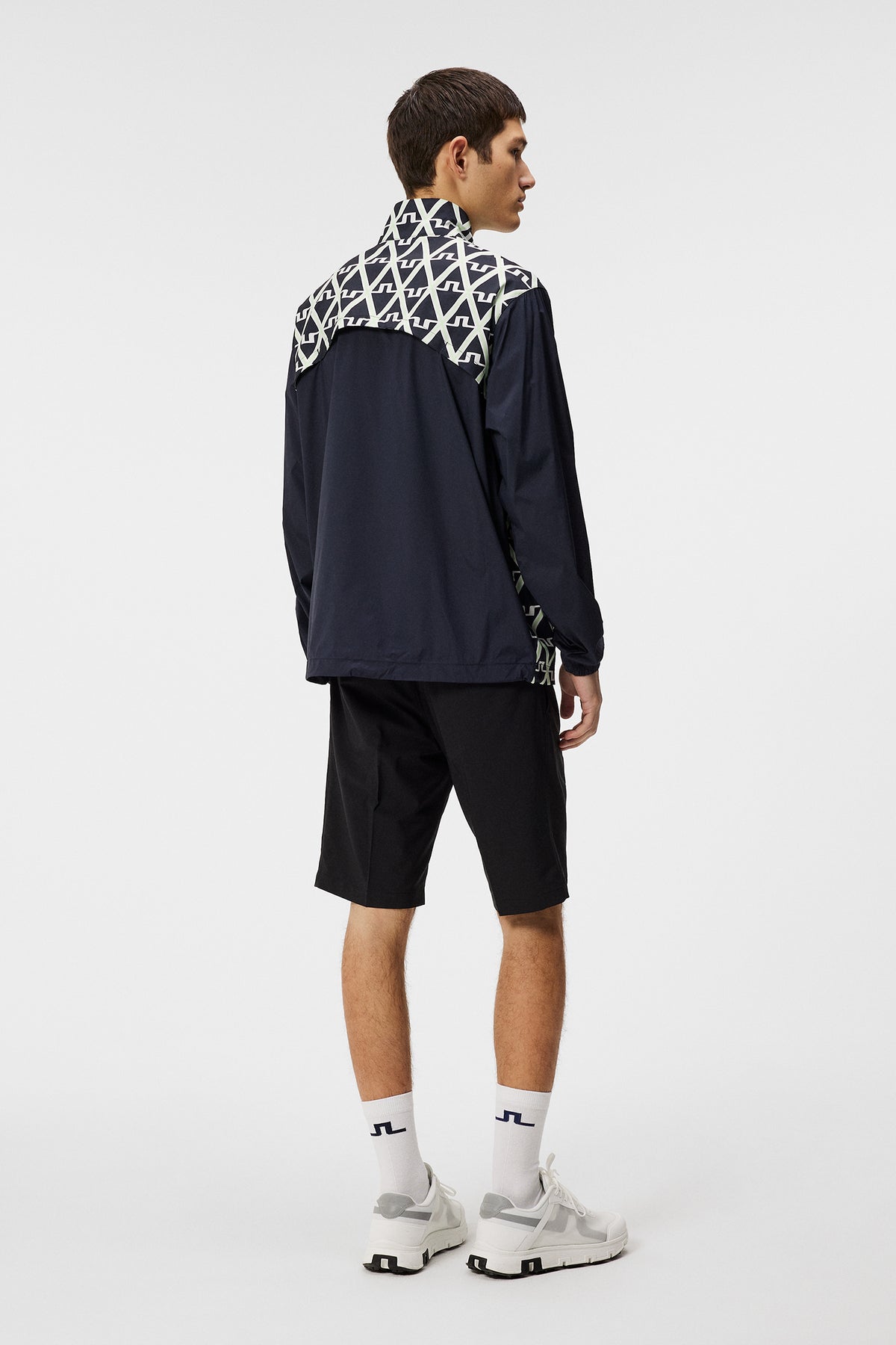 Lear printed Wind jacket / Geo JL Navy