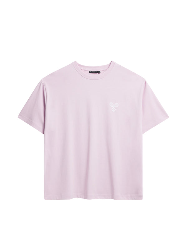 Tjorn Boxy Printed T-shirt / Pink Lavender