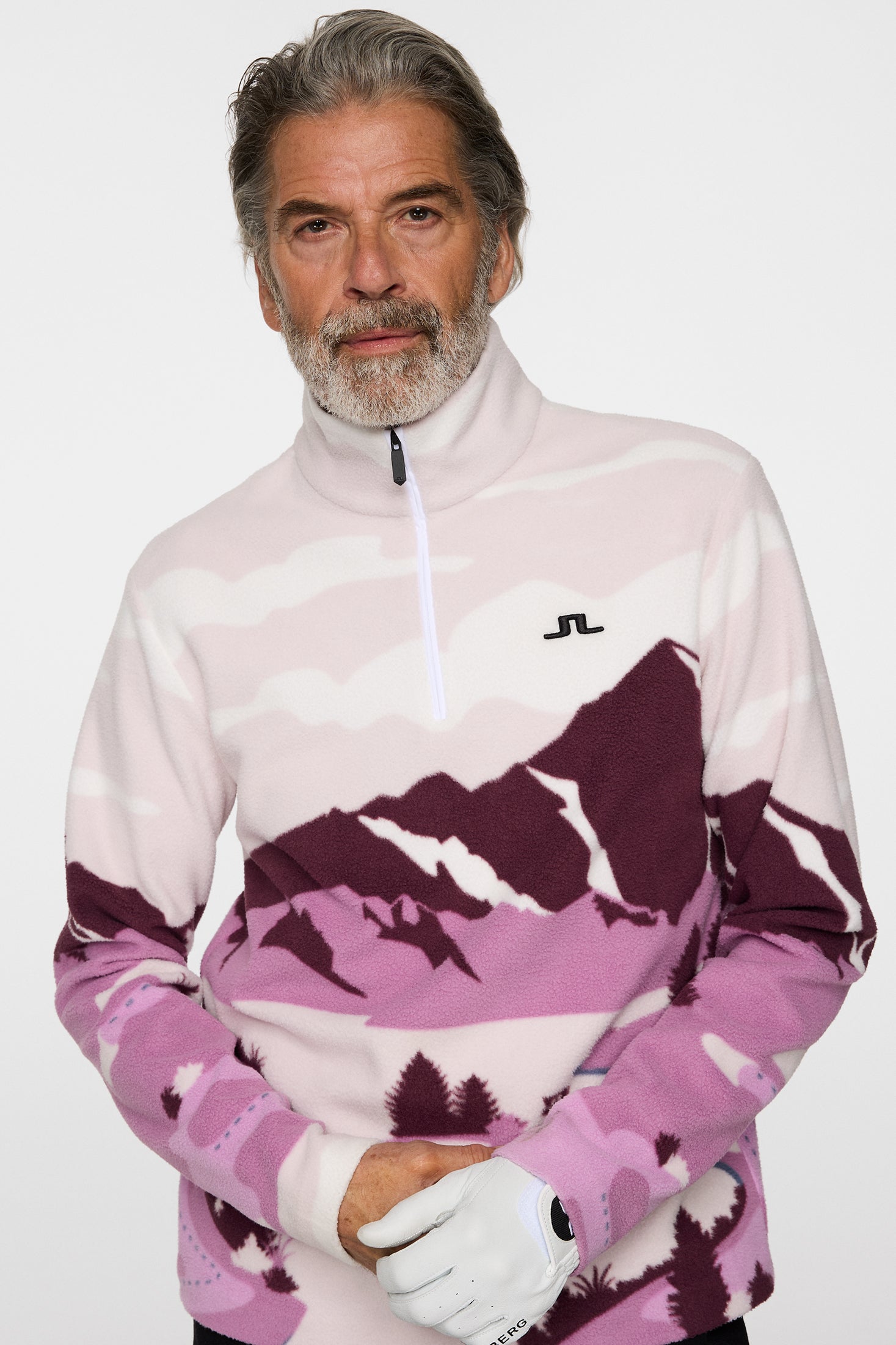 Sammie Pile Jacket / Landscape Fleece Purple L | J.Lindeberg Official