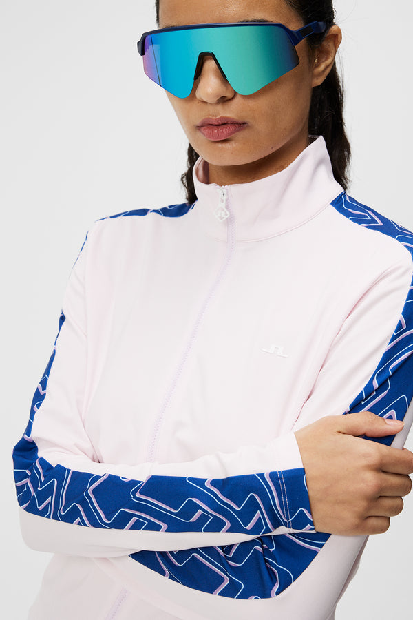 Winona Print Mid Layer / Cradle Pink