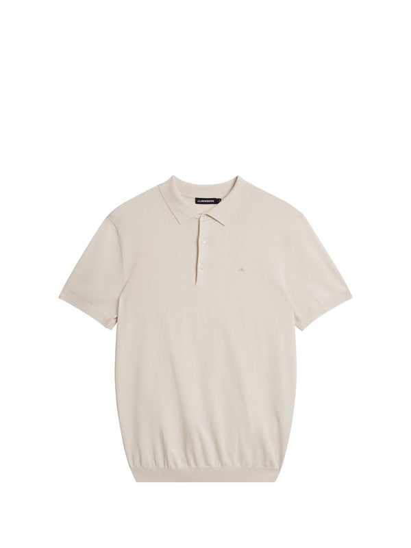Ridge Rayon Silk Polo / Moonbeam