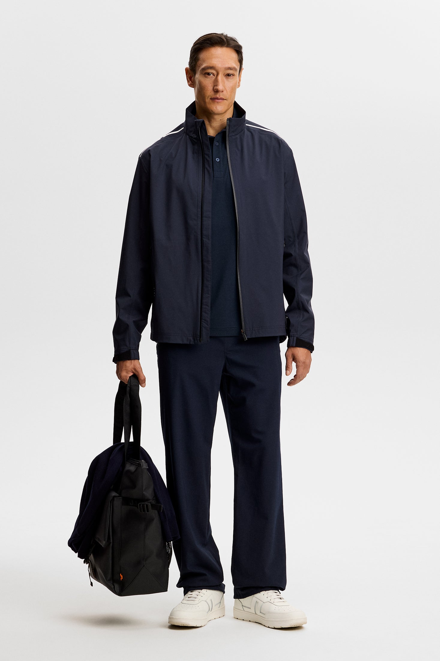 J.LINDENBERG ネイビー レインジャケット サイズ44 Shay Rain Jacket / JL Navy – J.Lindeberg EU