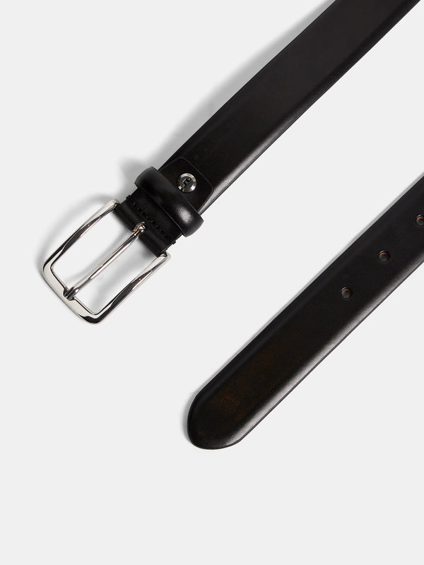 Bill Leather Belt / Black