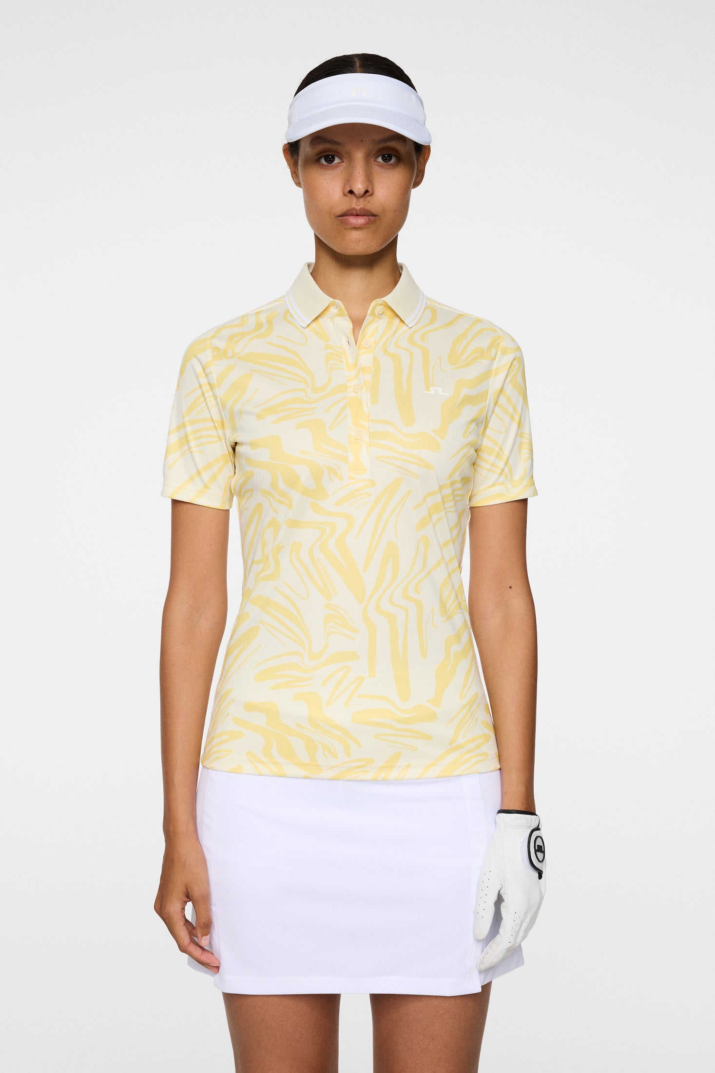 Georgia Print Polo / Scribble Sunshine – J.Lindeberg EU