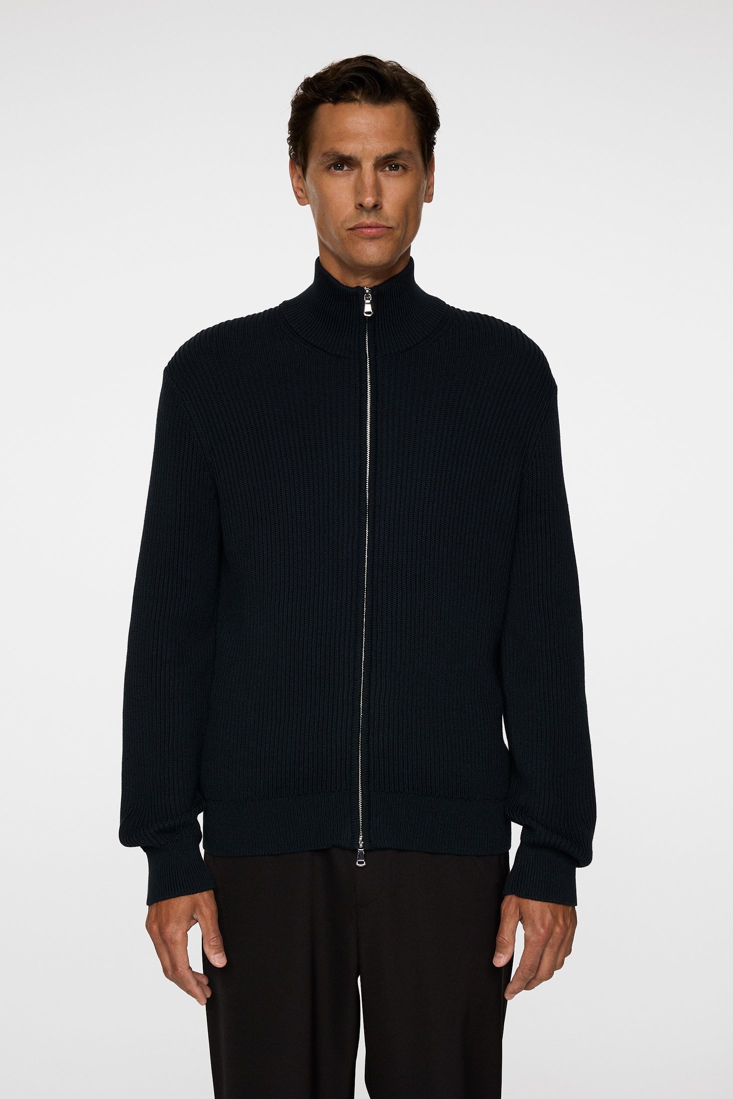 Alexis Full Zip Cardigan / JL Navy – J.Lindeberg